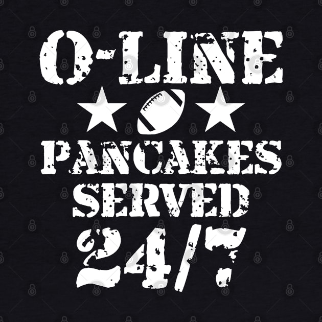 O-Line Pancakes Served 24/7 American Football by sewandtell